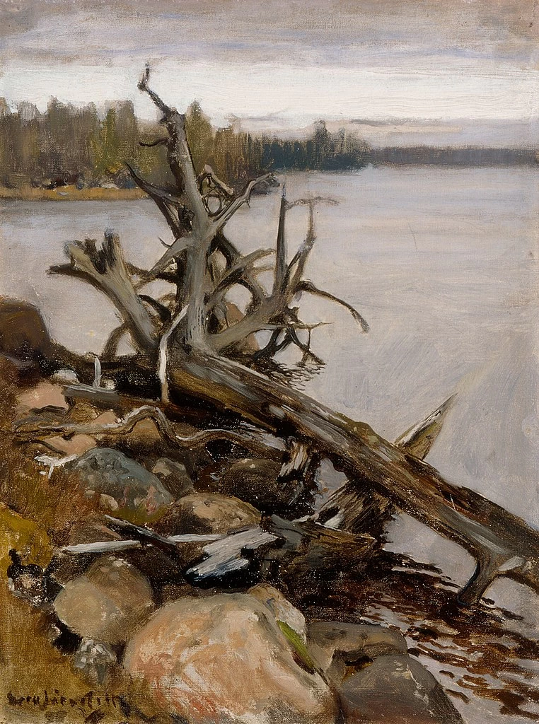 Eero Järnefelt - Pino morto nell'acqua, Finnish National Gallery, Helsinki